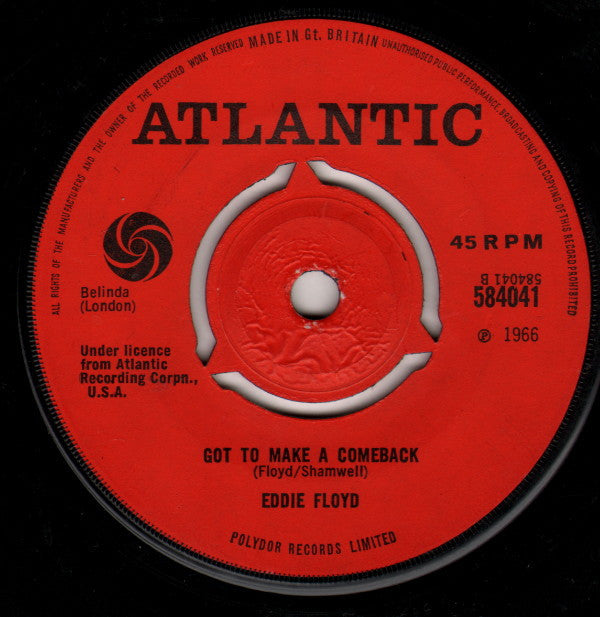 Eddie Floyd : Knock On Wood (7", Single, 3 P)