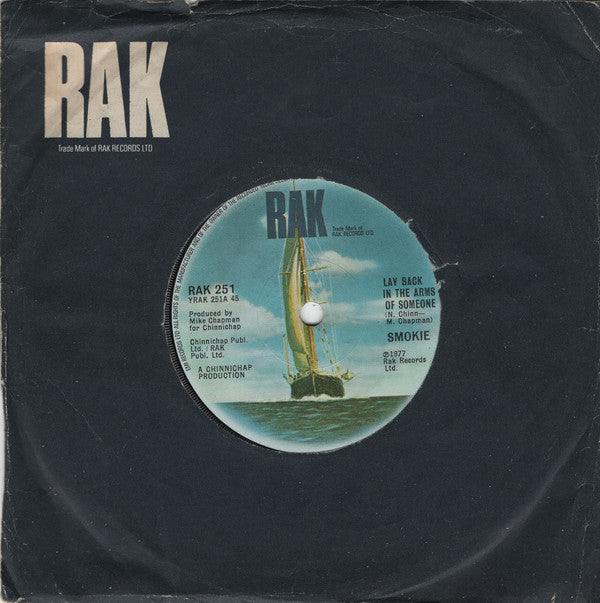 Smokie : Lay Back In The Arms Of Someone (7", Single, Sol)