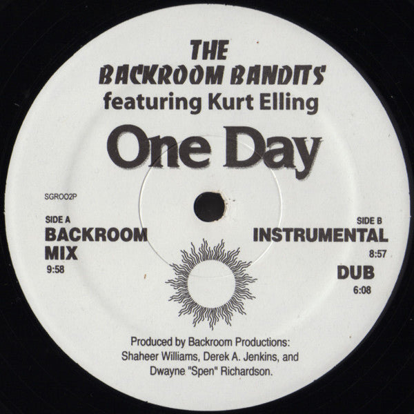 The Backroom Bandits Featuring Kurt Elling : One Day (12", Promo)