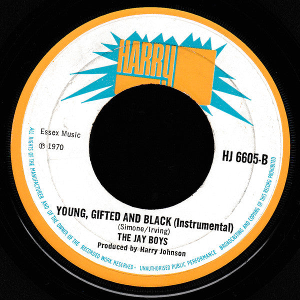 Bob & Marcia / The Jay Boys : Young, Gifted And Black (7", Single, Lar)
