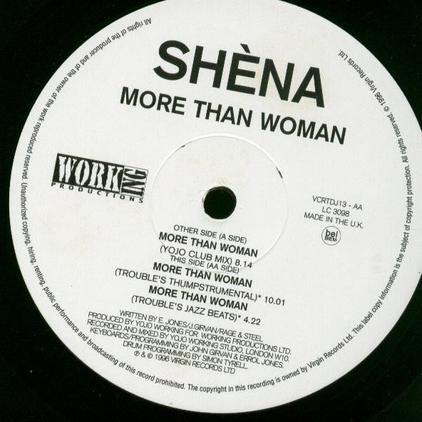 Shèna* : More Than Woman (2x12", Promo)