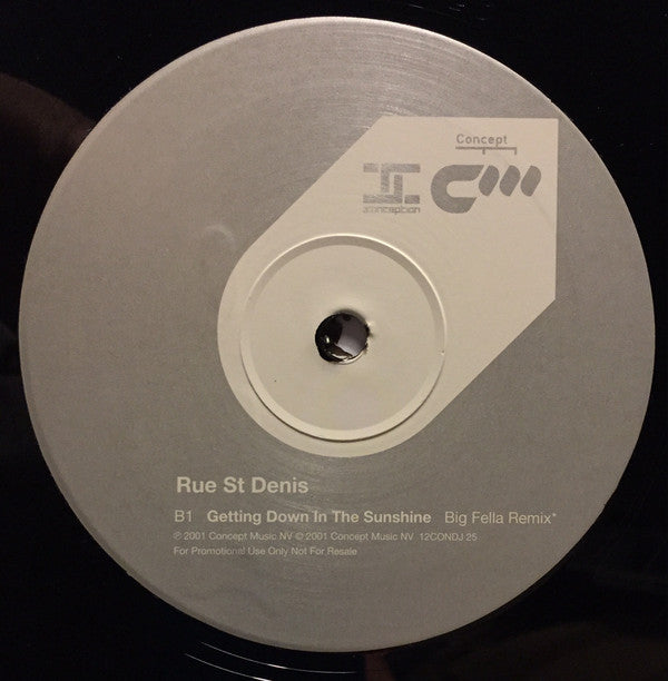 Rue St. Denis : Getting Down In The Sunshine (12", Promo)