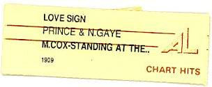 Margie Cox / Nona Gaye And The Artist (Formerly Known As Prince) : Standing At The Altar / Love Sign (7", Single, Jukebox, Ltd)