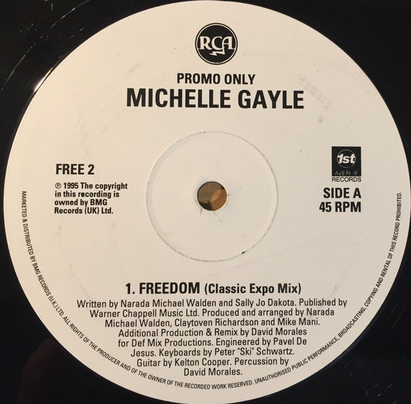 Michelle Gayle : Freedom (12", Promo)