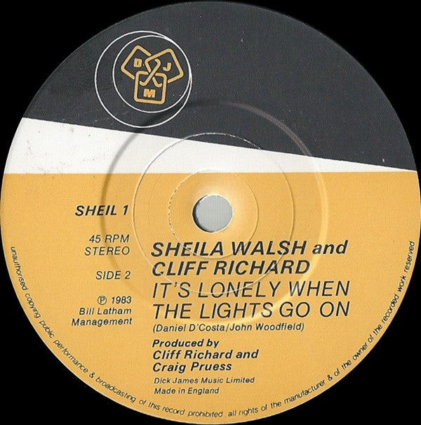 Sheila Walsh & Cliff Richard : Drifting (7")