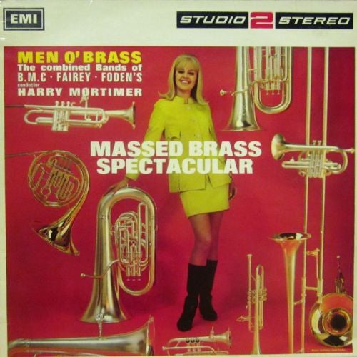 Men O' Brass, Harry Mortimer : Massed Brass Spectacular (LP)