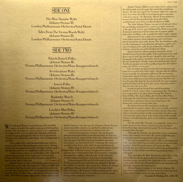 Johann Strauss Jr. : The Great Waltzes Of Johann Strauss (LP, Comp)