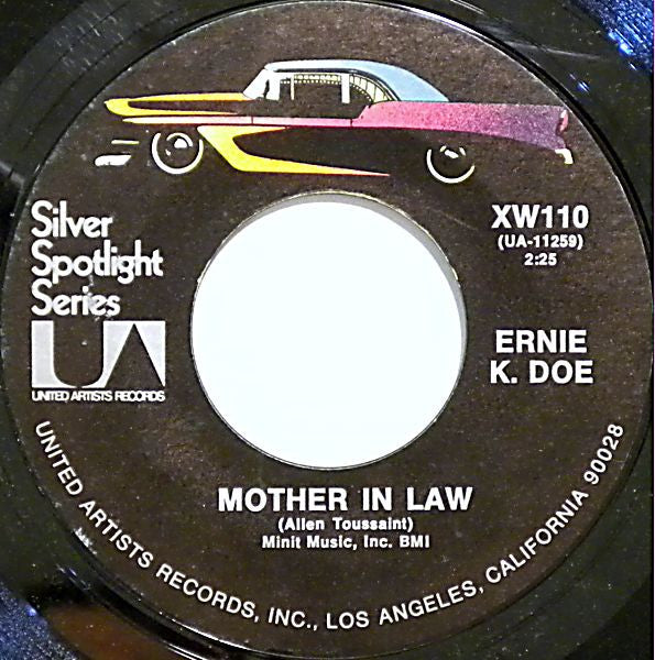 Ernie K-Doe / The Majors : Mother In Law / A Wonderful Dream (7", Styrene)