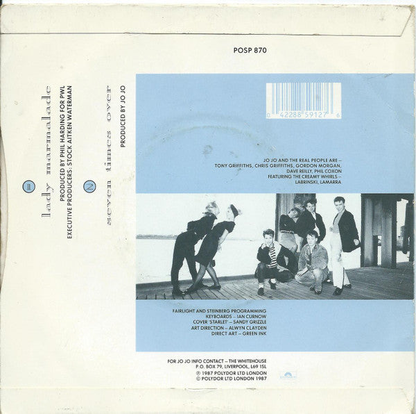 Jo Jo And The Real People : Lady Marmalade (7")