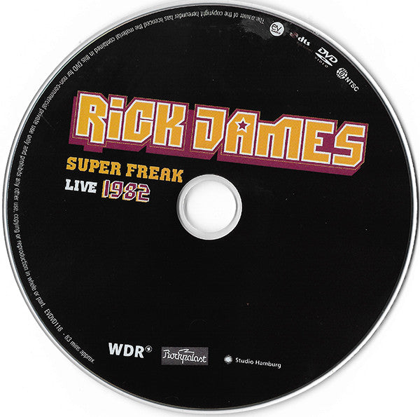 Rick James : Super Freak Live 1982 (DVD-V, RE, Multichannel, NTSC)