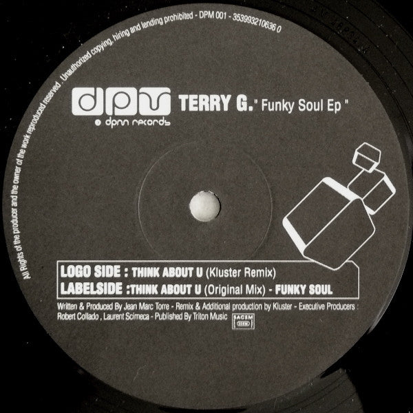 Terry G : Funky Soul EP (12", EP)