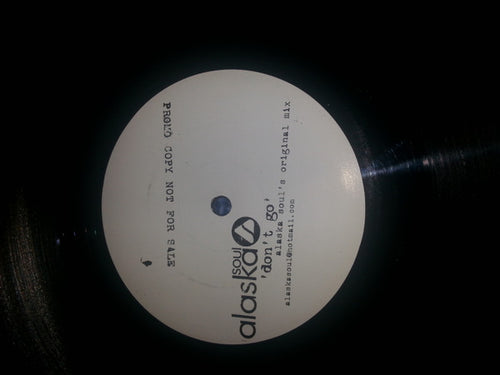 Alaska Soul : Don't Go (12", Promo)