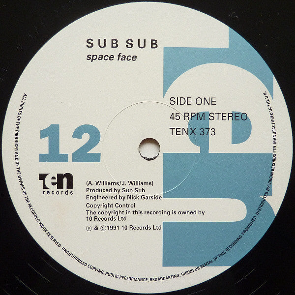 Sub Sub : Space Face (12")