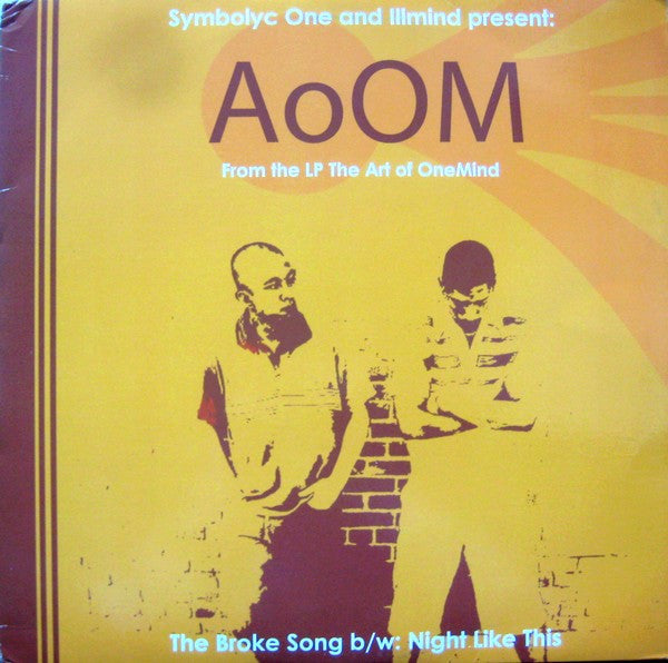 Symbolyc One & Illmind : The Broke Song / Night Like This (12")