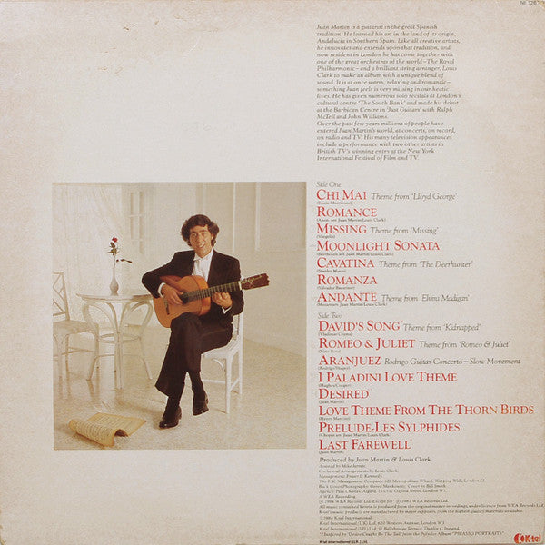 Juan Martin With Royal Philharmonic Orchestra : Serenade - The Romantic Guitar Of Juan Martín With The Royal Philharmonic Orchestra (LP)