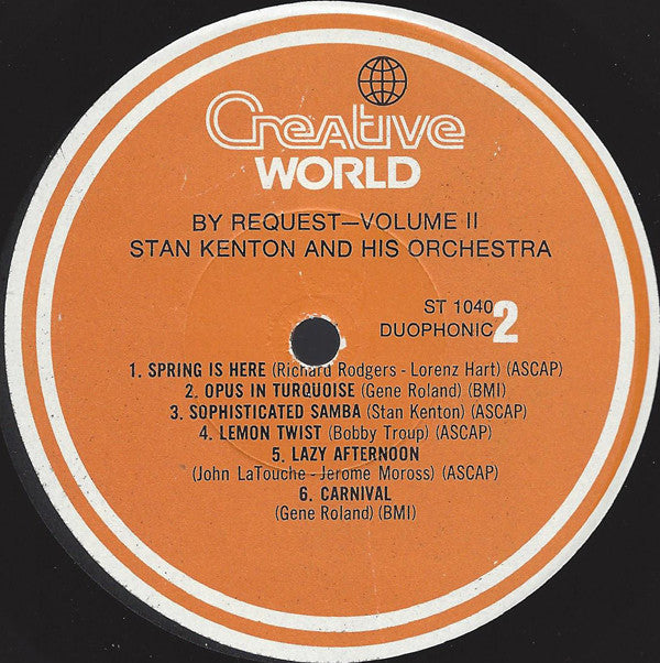 Stan Kenton And His Orchestra : By Request - Volume II (LP, Comp, Duo)