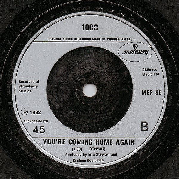 10cc : The Power Of Love (7", Single, Com)