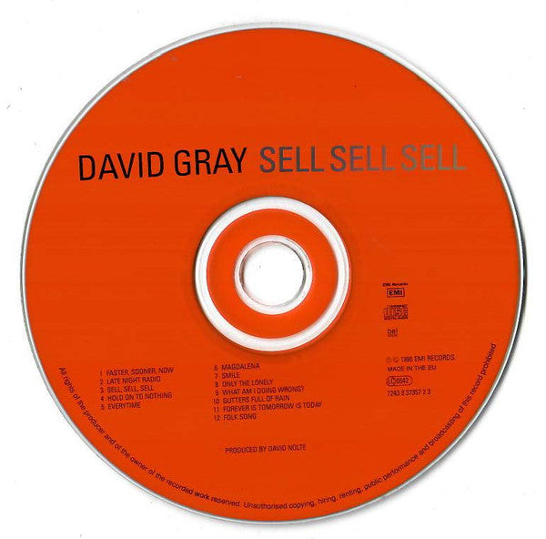 David Gray : Sell, Sell, Sell (CD, Album)