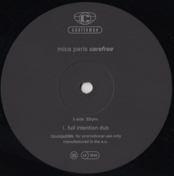 Mica Paris : Carefree (12", Promo)