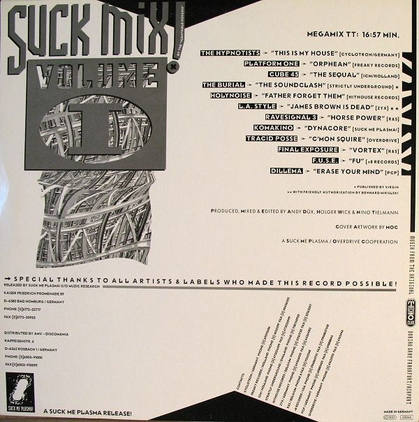 Various : Suck Mix! Volume 1 (12", S/Sided, Mixed)