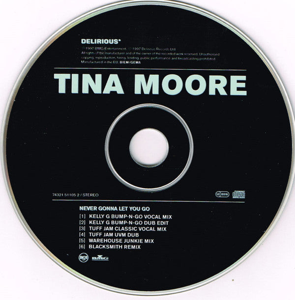 Tina Moore : Never Gonna Let You Go (CD, Single)