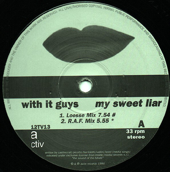 With It Guys : My Sweet Liar (12")