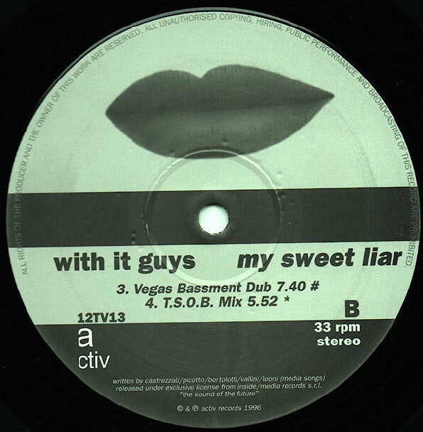 With It Guys : My Sweet Liar (12")