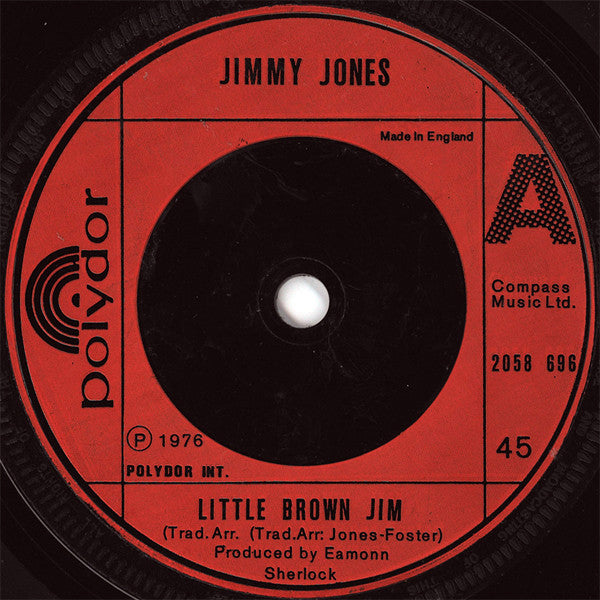Jimmy Jones (12) : Little Brown Jim (7")