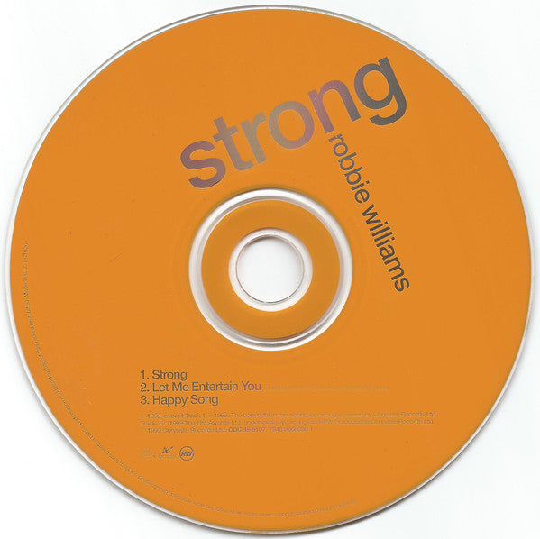 Robbie Williams : Strong (CD, Single, Enh)