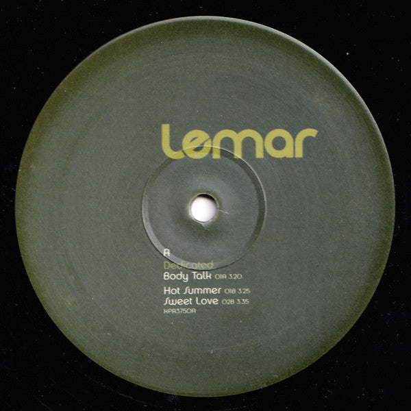 Lemar : Dedicated - Album Sampler (12", Smplr)