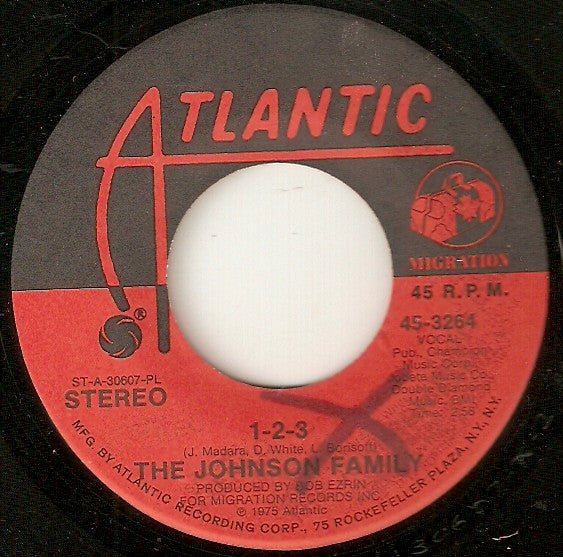 The Johnson Family (2) : 1-2-3 (7", Single, PL )