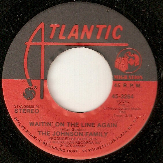 The Johnson Family (2) : 1-2-3 (7", Single, PL )