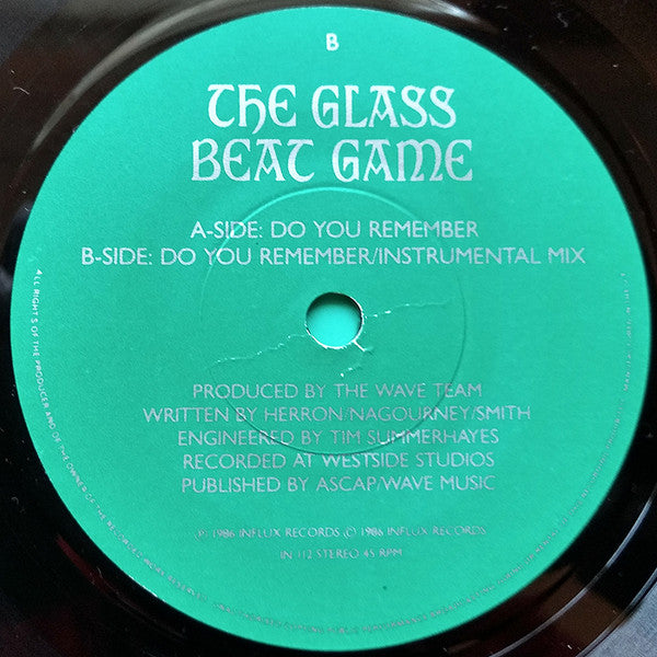 The Glass Beat Game : Do You Remember (7", Single)
