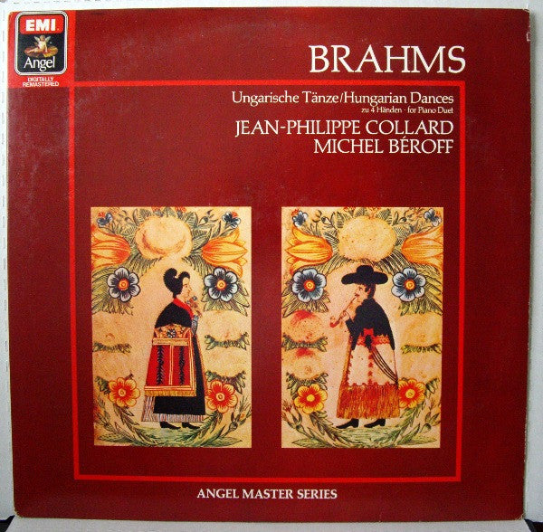 Johannes Brahms - Michel Béroff, Jean-Philippe Collard : Ungarische Tänze Zu 4 Händen / Hungarian Dances For Piano Duet (LP, Album, RM, DMM)