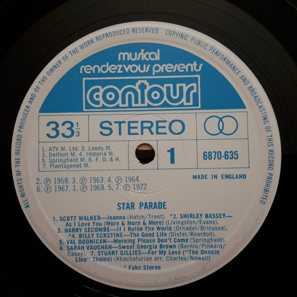 Various : Star Parade (LP, Comp)