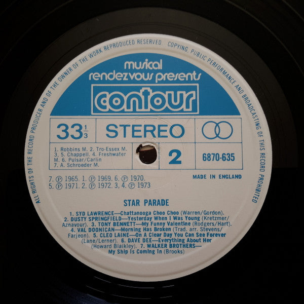 Various : Star Parade (LP, Comp)