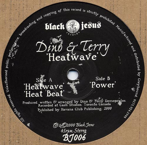 Dino & Terry : Heatwave (12")