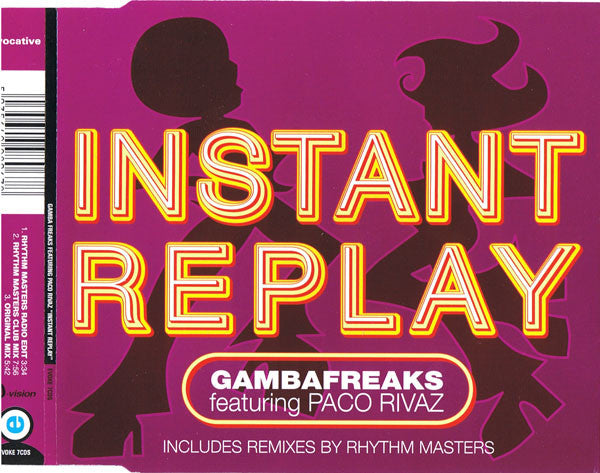 Gambafreaks Featuring Paco Rivaz : Instant Replay (CD, Single)