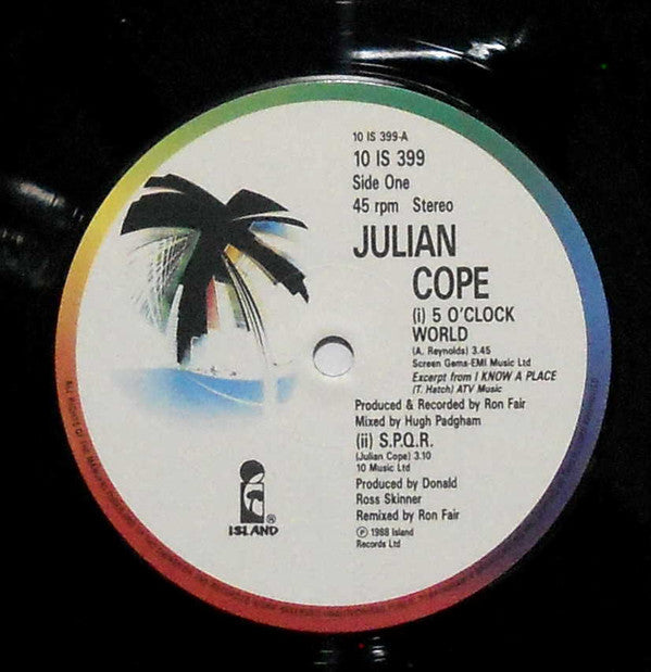 Julian Cope : 5 O'Clock World (10", EP, Single)