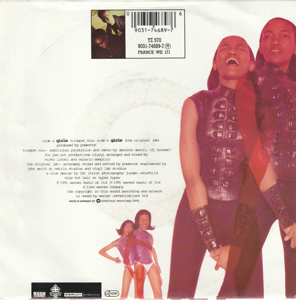 Powercut (2) Featuring Nubian Prinz : Girls (7", Single)