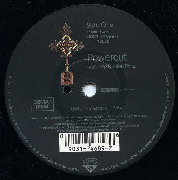 Powercut (2) Featuring Nubian Prinz : Girls (7", Single)