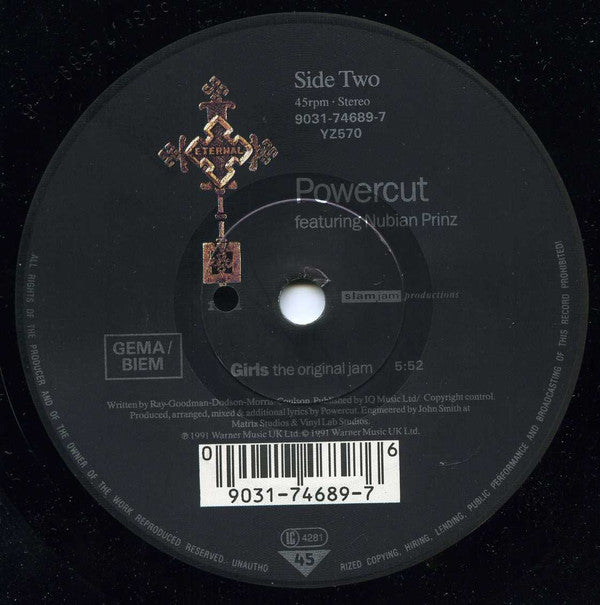 Powercut (2) Featuring Nubian Prinz : Girls (7", Single)
