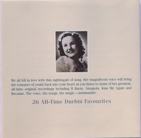 Deanna Durbin : Can't Help Singing (CD, Comp)