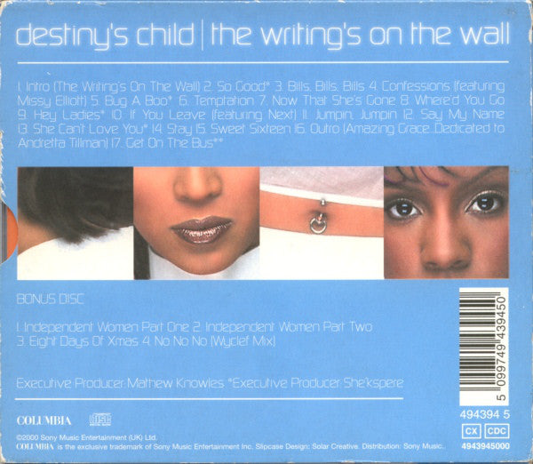 Destiny's Child : The Writing's On The Wall (2xCD, Album)