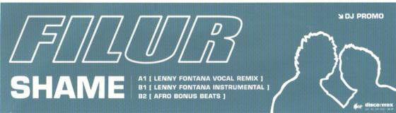 Filur : Shame (Lenny Fontana Remixes) (12", Promo)