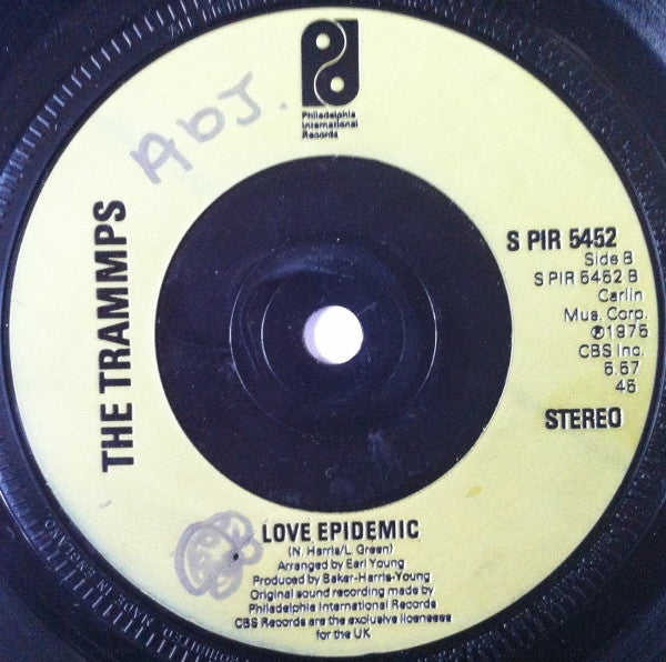 The Trammps : Trammps Disco Theme (7", Inj)