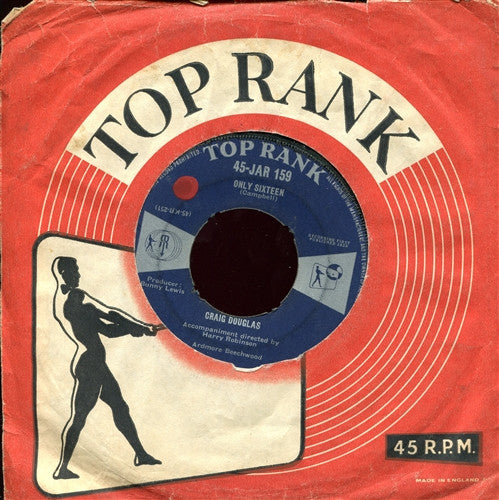 Craig Douglas (2) : Only Sixteen  (7", Single, 4-P)