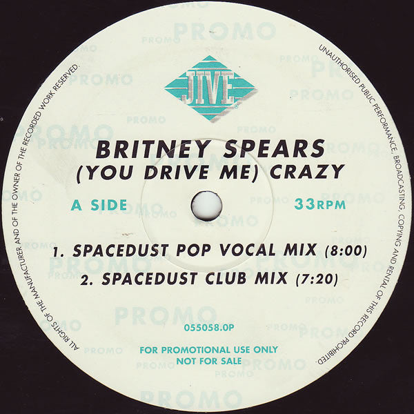 Britney Spears : (You Drive Me) Crazy (12", Promo)