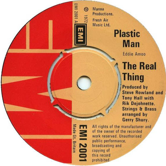 The Real Thing : Plastic Man / Check It Out (7", Single)