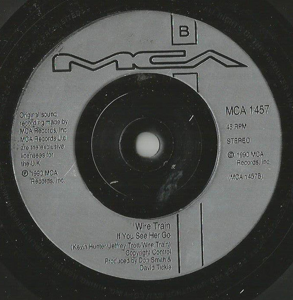 Wire Train : Should She Cry? (7", Single)